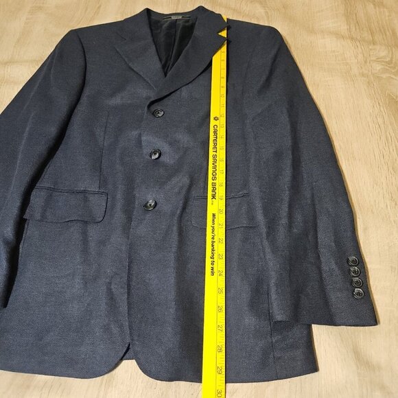 Arnold Brant Mens Size 36S Blue Blazer Sports Coat Wool Blend MSRP $299.99 - Picture 7 of 8